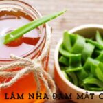 cách làm nha đam mật ong