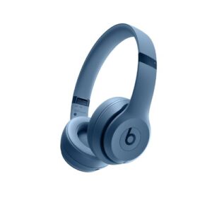 Beats Solo 4 – Tai nghe Bluetooth On-Ear không dây, tương thích với Apple và Android, thời gian sử dụng lên đến 50 giờ – Màu xanh lam Slate